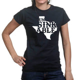 Unsinkable Texas Hurricane Harvey Relief Ladies T-shirt Style001