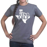 Unsinkable Texas Hurricane Harvey Relief Ladies T-shirt Style001