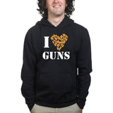I Love Guns Hoodie Style001