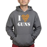 I Love Guns Hoodie Style001