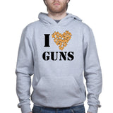 I Love Guns Hoodie Style001