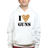 I Love Guns Hoodie Style001