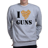 I Love Guns Sweatshirt Style001