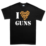 I Love Guns Men's T-shirt Style001