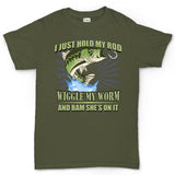 I Hold My Rod Men's T-shirt Style001