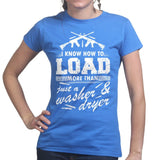 I Know How to Load Ladies T-shirt Style001