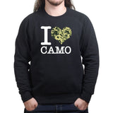 I Love Camo Sweatshirt Style001