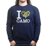 I Love Camo Sweatshirt Style001