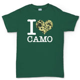 I Love Camo Men's T-shirt Style001