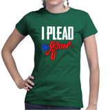 I Plead The Second Ladies T-shirt Style001