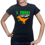 IRish T-Rex Ladies T-shirt