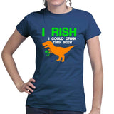 IRish T-Rex Ladies T-shirt Style001