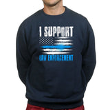 Support Law Enforcement Sweatshirt Style001