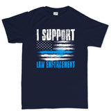 Men's Support Law Enforcement T-shirt Style001