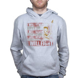Unisex I Will Fight Hoodie Style001