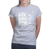 Ladies I Will Fight T-shirt Style001