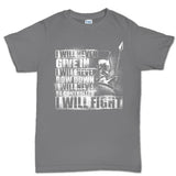 Men's I Will Fight T-shirt Style001