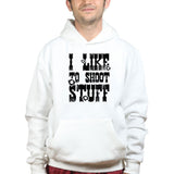 I Like to Shoot Stuff Mens Hoodie