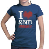 Ladies I Love The 2nd Amendment T-shirt Style001