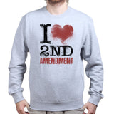Unisex I Love The 2nd Amendment Sweatshirt Style001