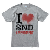 Men's I Love The 2nd Amendment T-shirt Style001