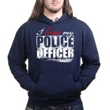 I Love My Police Officer Hoodie Style001