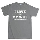 I Love My Wife (Fishing) Men's T-shirt Style001