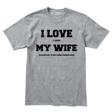 I Love My Wife (Fishing) Men's T-shirt Style001