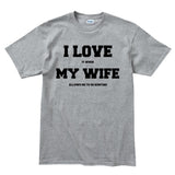 I Love My Wife (Hunting) Men's T-shirt Style001