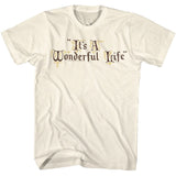 Its A Wonderful Life - Title Treatment - Short Sleeve - Adult - T-Shirt