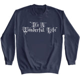 Its A Wonderful Life - Title Treatment - Long Sleeve - Adult - Sweatshirt
