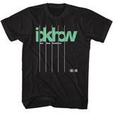 Idkhow - Logo Splice - American Classics - Solid Black Adult Short Sleeve T-Shirt