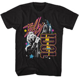 Billy Idol - Fist Up - American Classics - Solid Black Adult Short Sleeve T-Shirt