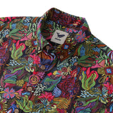 1950s Hawaiian Shirt For Men Josephine George Plants Cotton Button-down Short Sleeve Floral Shirt Aloha Flourish By Josephine George
