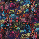 Mens Hawaiian Shirt Short Sleeve Fish Shirt Coral Reef Cotton Beach Shirt Magical World Coral Reef By Uta Krogmann