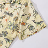 Hawaiian Shirt For Men Sagittarius Shirt Camp Collar Tencelâ„¢