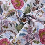 Women's Hawaiian Shirt Chintz Spring Colors Print By Christina Brimage Cotton Button-up Short Sleeve