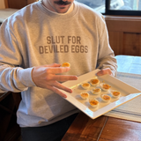 Slut For Deviled Eggs Crewneck Sweatshirt