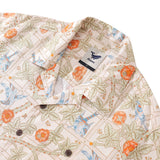 Hawaiian Shirt For Men Trellis Shirt Camp Collar Tencelâ„¢ Trellis (tencelâ„¢)