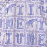 Men's 1970s Vintage Hawaiian Shirt Yiume Print Button-down Short Sleeve Aloha Shirt Tencelâ„¢ Yiume (tencelâ„¢)