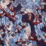 Men's Hawaiian Shirt The Staredown Print Cotton Button-down Short Sleeve Aloha Shirt