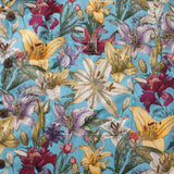 Hawaiian Shirt For Men Retro Blooms Print Shirt Camp Collar 100% Cotton