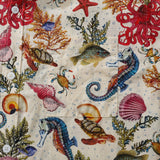 Men's Funky Hawaiian Shirt Marine Life Seahorse Octopus Print Button-down Tencelâ„¢ Marine Life (tencelâ„¢)
