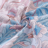 Women's Hawaiian Shirt Spring's Blush Print Cotton Button-up Short Sleeve