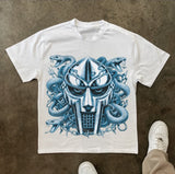 DOOM SNAKE HEAVYWEIGHT WHITE T-SHIRT