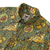 Men's Hawaiian Shirt Taurus Print Tencelâ„¢ Button-down Short Sleeve Aloha Shirt