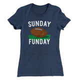 Football Sunday Funday Funny Women's T-Shirt