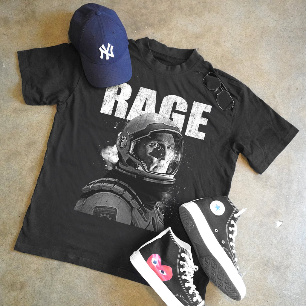 INTERSTELAR RAGE HEAVYWEIGHT BLACK T-SHIRT