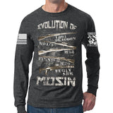 Evolution of Mosin Long Sleeve T-shirt Style001