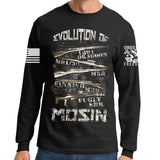 Evolution of Mosin Long Sleeve T-shirt Style001